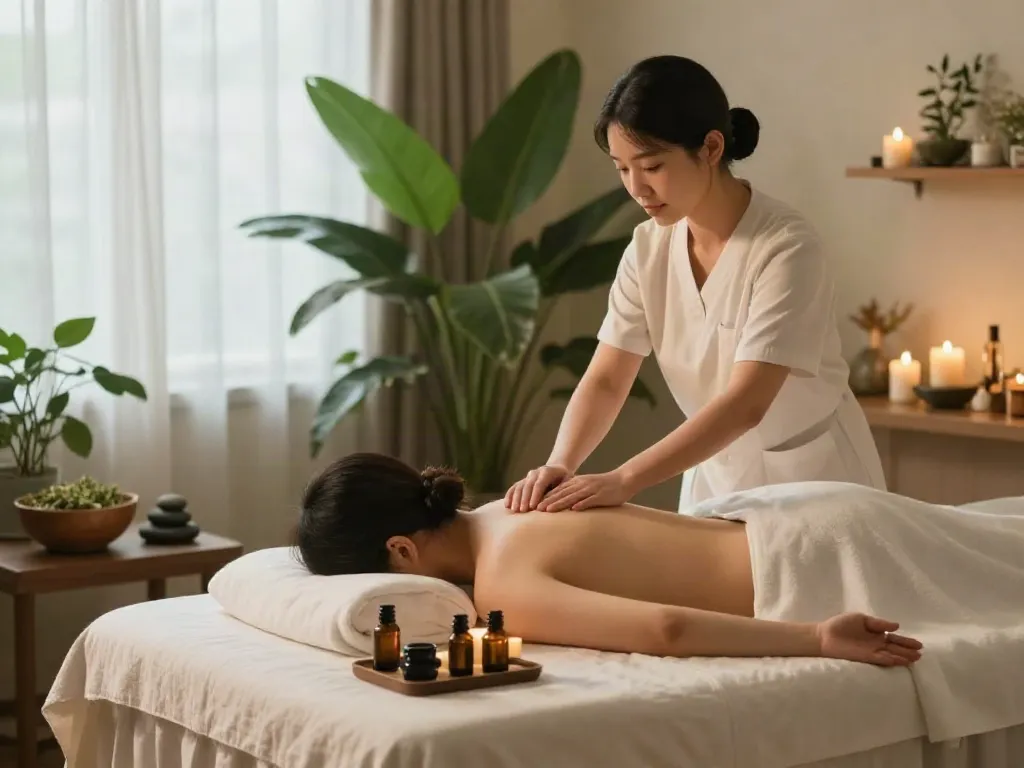 Experience a calming 성남출장안마 session in a tranquil home spa.
