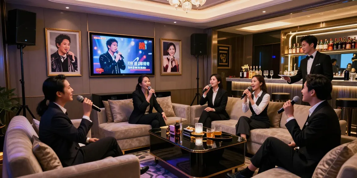 강남쩜오에서 고급스러운 프라이빗 룸에서 손님들이 즐거운 시간을 보내고 있는 모습