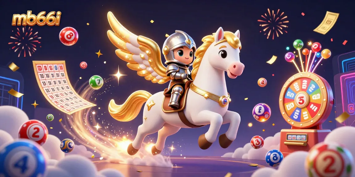Experience exciting games at mb66i with vibrant lottery balls and action-packed casino elements.