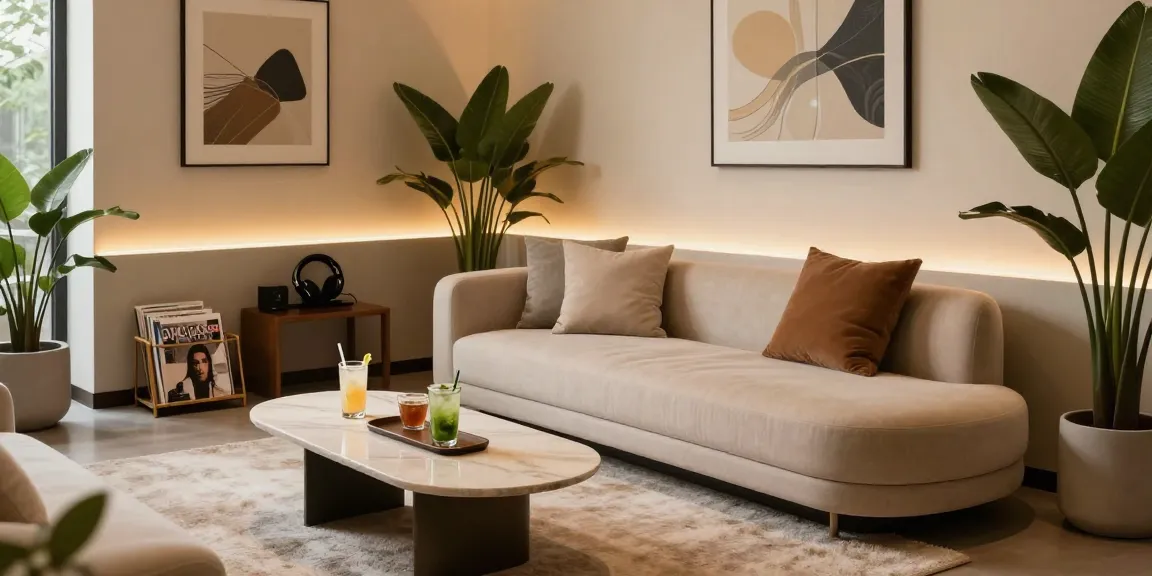 Relaxation room showcasing 오피 service comforts with soothing ambiance and modern decor.