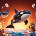 Experience thrilling wins at Go88 with vibrant sea creatures and golden treasures in a dynamic casino-themed scene.