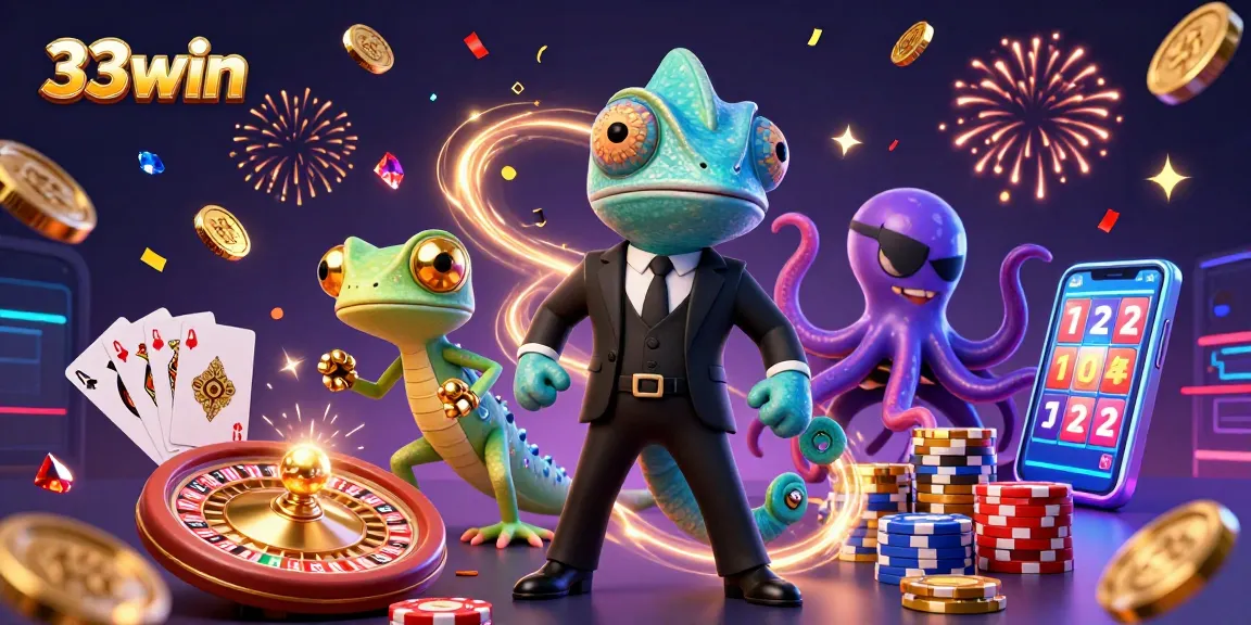 33win reveals thrilling casino adventures with secret agents, golden coins, and exciting game elements.