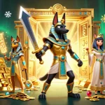 Experience thrilling wins at c168 casino with a vibrant ancient Egyptian theme and sparkling treasures.