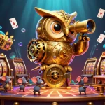 Engage in thrilling 일산출장마사지 experiences with our unique cartoon illustration featuring vibrant casino elements.
